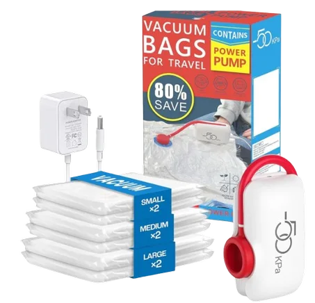 أكياس تفريغ هواء للسفر من Vacbird