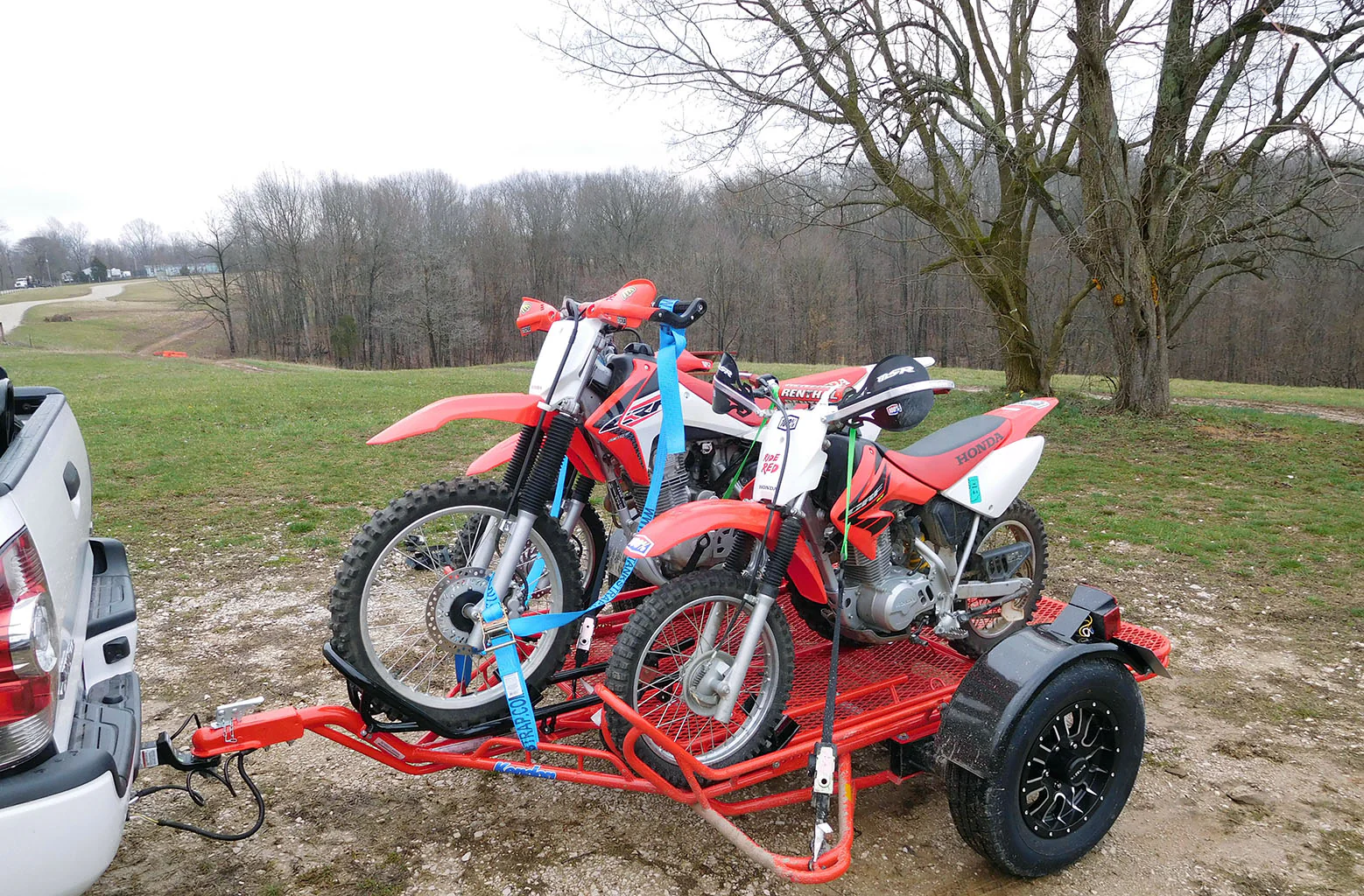 Stand-Up™ Dirt Bike Trailer, Sport Bike & Scooter Trailer