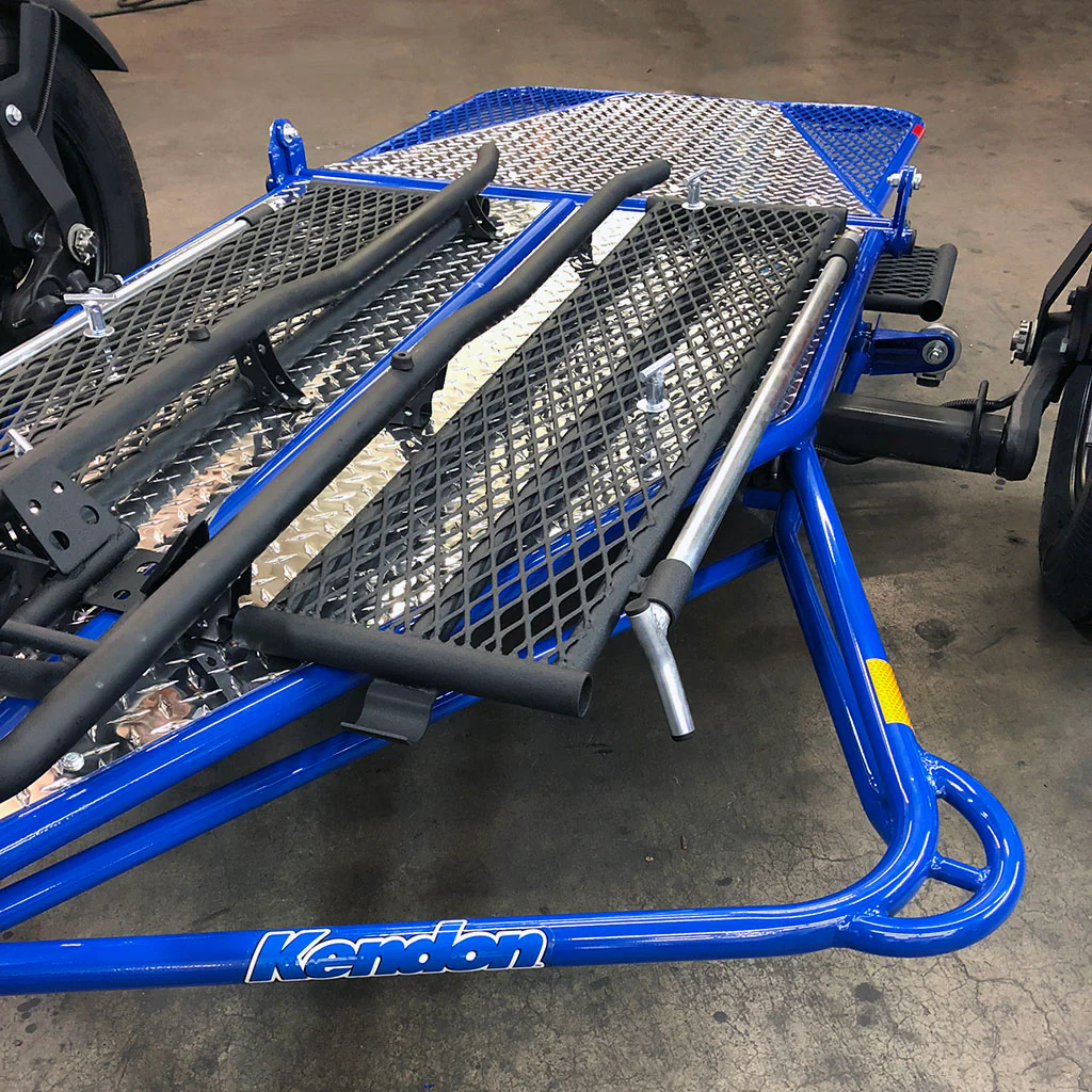 Single Ride-Up SRL Stand-Up™ Motorcycle Trailer