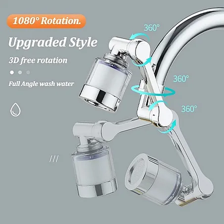 New 1080° Rotating Faucet Aerator with Filter Element