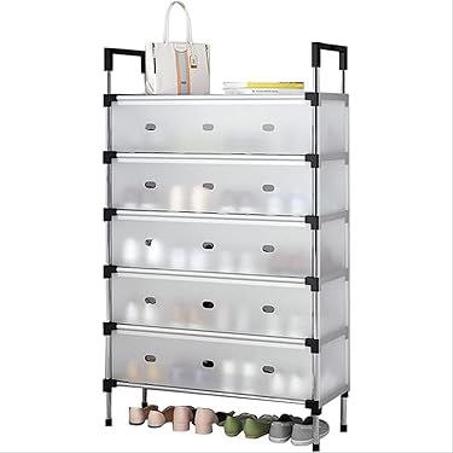 منظم أحذية بـ6 طبقات أنيق ومضاد للغبار