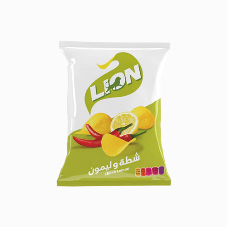 chips lion lemon and chili