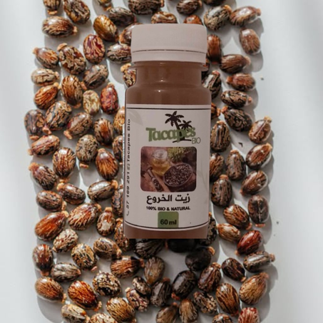 زيت الخروع الخام معصور على البارد