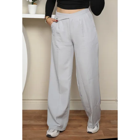 Pantalon Large Taille Haute