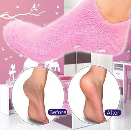 جوارب عناية بالكعبين للحصول على قدم ناعمة وحريرية
