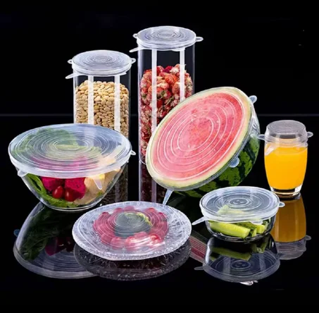 مجموعة أغطية مرنة - 6 قطع