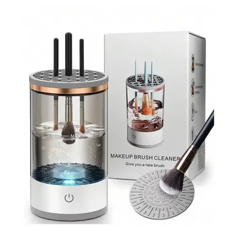 جهاز تنظيف فرش المكياج بسهولة وفعالية