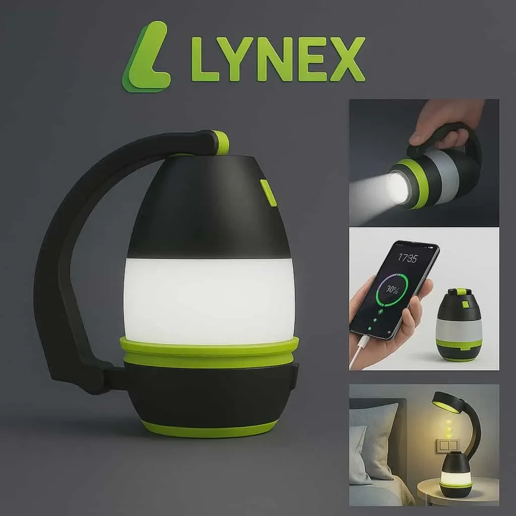 أحسن مصباح في السوق متعدد اللإستعمالات 4 في 1 مزود ببطارية قابل للشحن سهل الاستعمال التوصيل 58 ولاية الدفع عند الاستلام