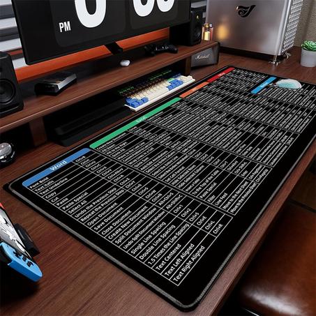 مات مكتبي لجميع اختصارات Excel, Word, Photoshop وCAD
