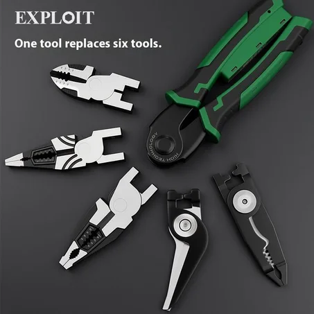 ✨ كماشة متعددة الوظائف 6 في 1