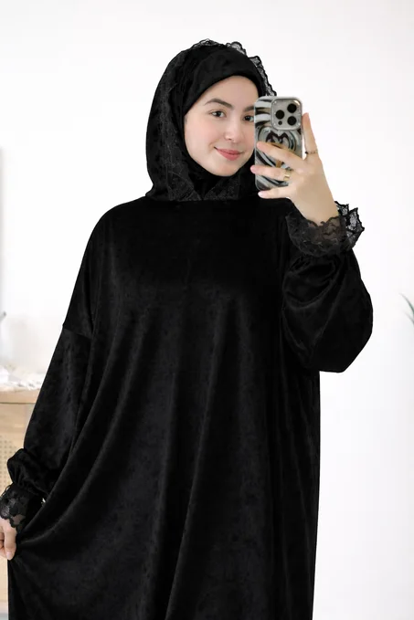 إسدال الصلاة المريح broderie  originale avec perle