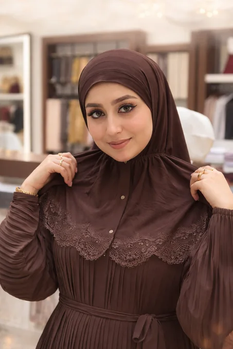 🖤 فولار أميرة بالدانتيل ثمن خاص لزبوناتنا