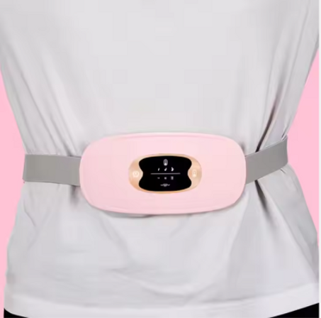 حزام تدفئة البطن الكهربائي المحمول بمنفذ USB، مع 4 أوضاع تشغيل.