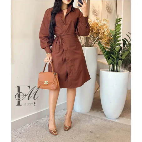 Robe chemise portefeuille CAMÉLIA™ : Élégance chic et confort absolu