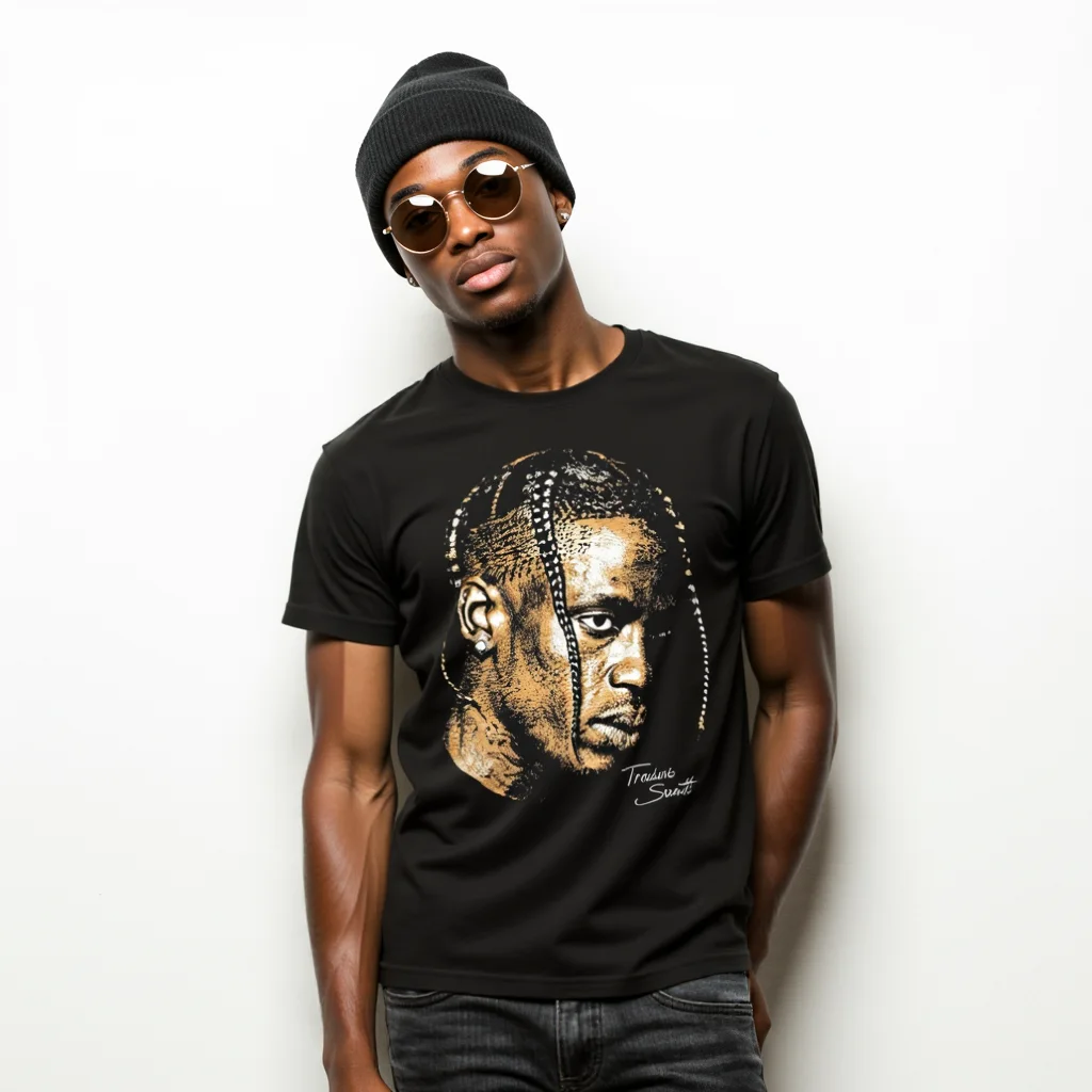 TRAVIS SCOTT FACE TSHIRT