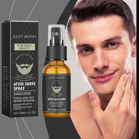 زيت ما بعد الحلاقة برائحة خشب الصندل، بخاخ زيتي مغذي، مرطب عميق