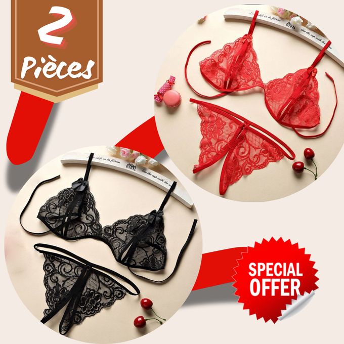 2 Ensemble De Nuisette - Lingerie Soutien-gorge Et String