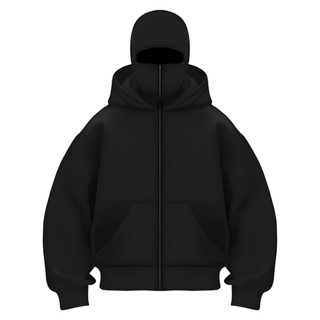 BALACLAVA ZIPPER HOODIE