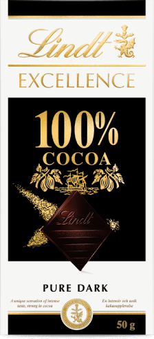 Lindt EXCELLENCE 100% Cocoa 50g - OULLAY MARKET