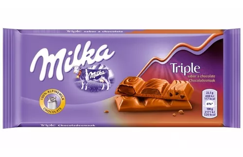 MILKA TRIPLE CHOCOLAT 90g - OULLAY MARKET