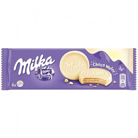 Milka  Wafer White 180g – OULLAY MARKET