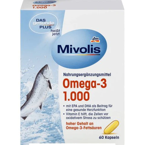 Omega 3 1000mg 60 Capsules - OULLAY MARKET