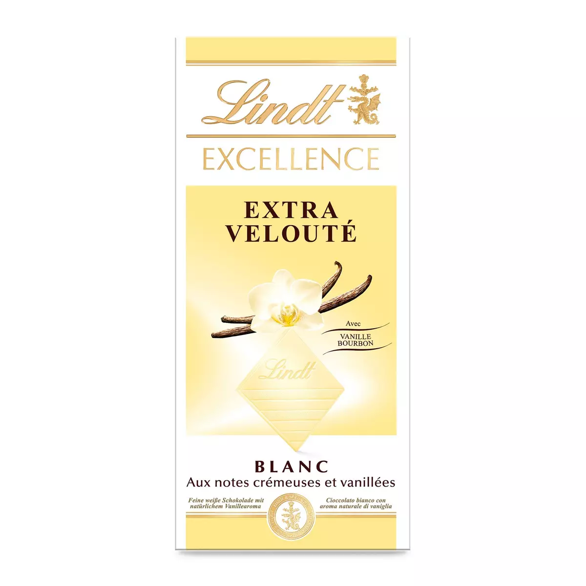 Lindt Excellence 100g chocolat blanc - OULLAY MARKET