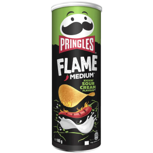 Pringles Flame Kickin Sour Cream 165g  - OULLAY MARKET