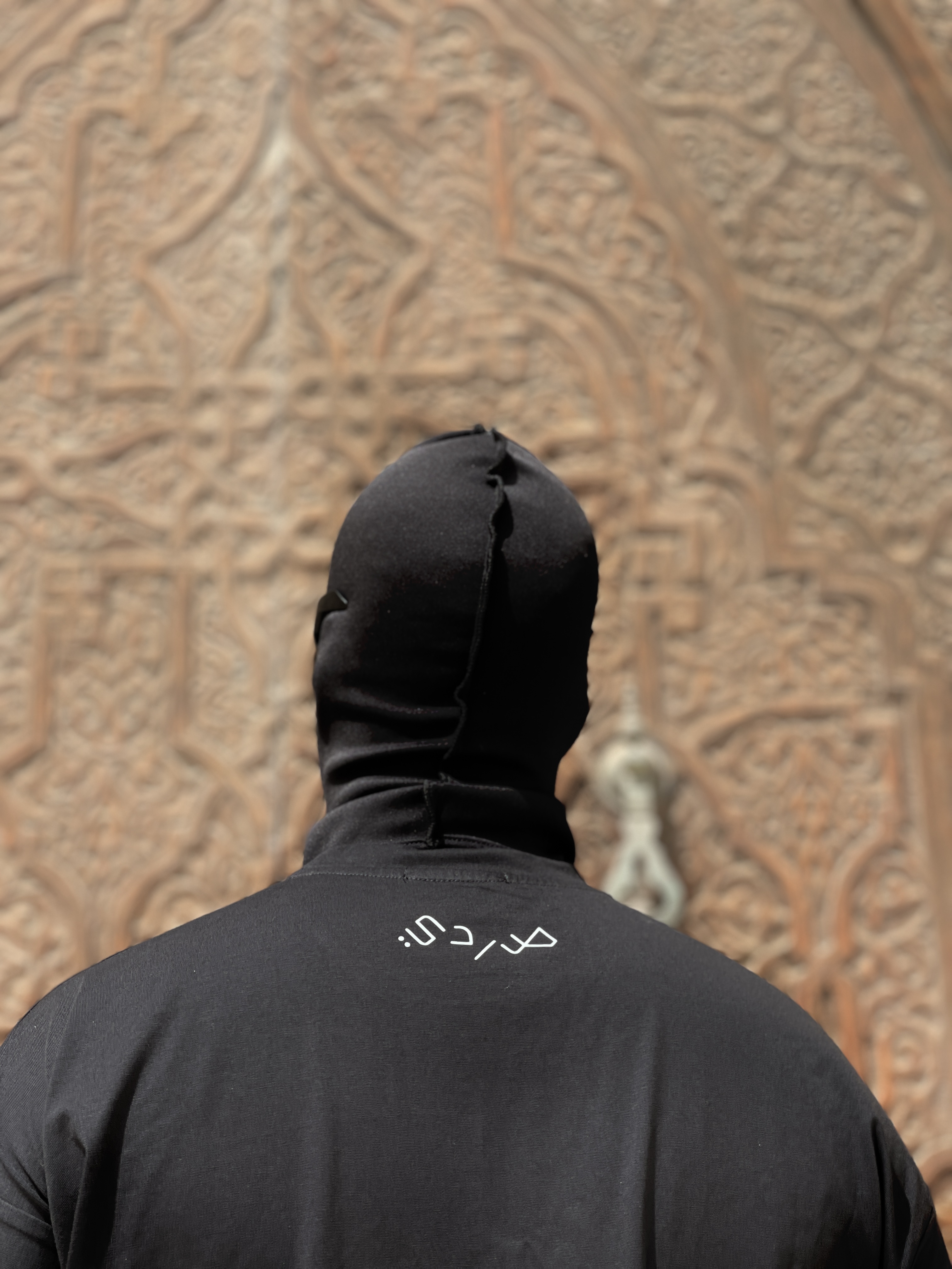 black moroccan t-shirt