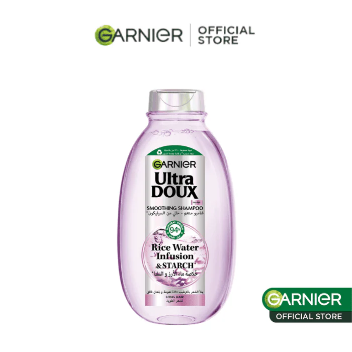 Garnier ultra doux rice water shampooing infusion d’eau de riz & amidon 200ml