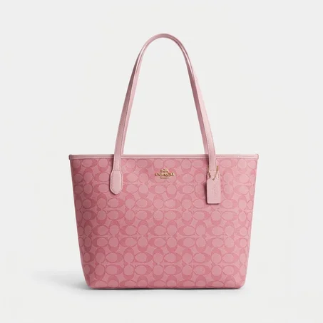 Cabas City Coach en Toile Signature