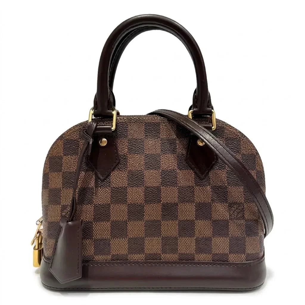 Sac Alma BB Louis Vuitton en Toile Damier Ébène