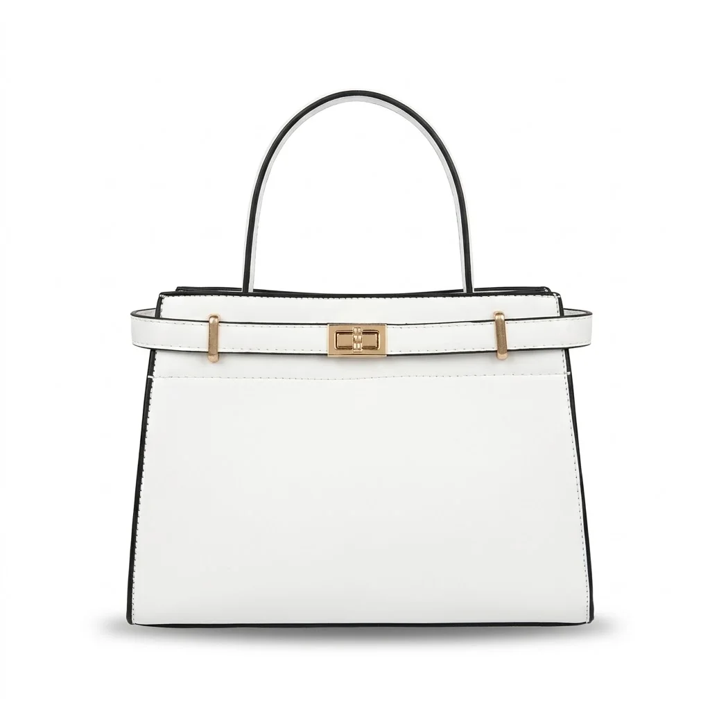 Sac à Main Trapèze Blanc Prada