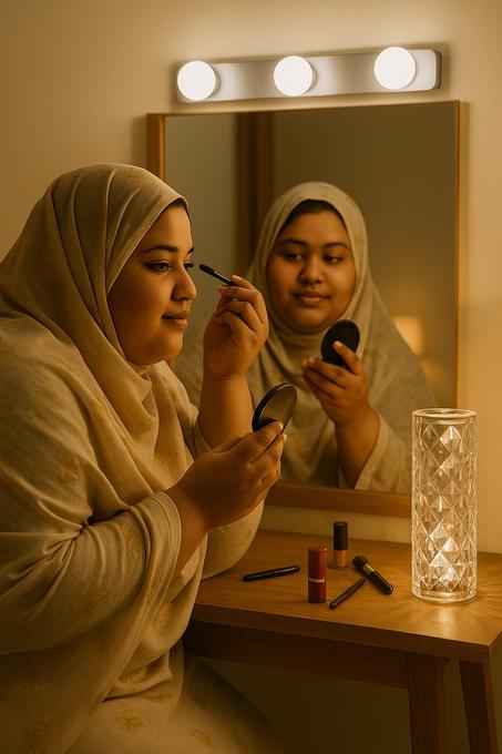 اباجورة إضاءة كريستال متعدده الالوان مع مصباح الاضاءة هدية 🎁 كمية محدووودة