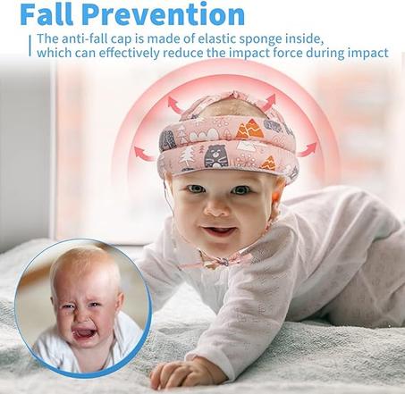 قبعة حماية رأس الطفل ضد السقوط 🎁