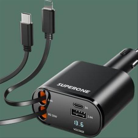 شاحن السيارة الذكي – سرعة وأمان بدون فوضى