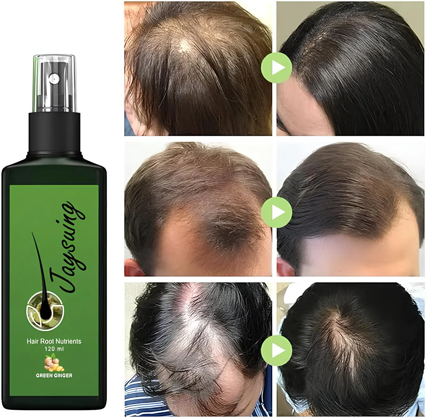 بخاخ الزنجبيل للشعر