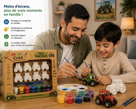Pack Tracteurs Mini Crea