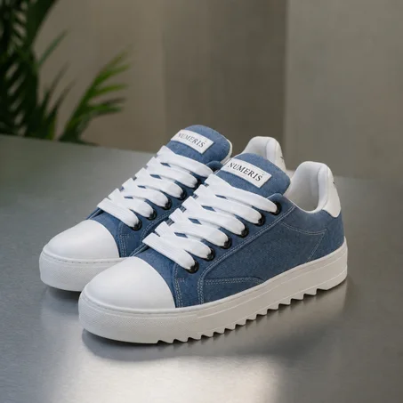 NUMERIS Denim — Bleu & Blanc