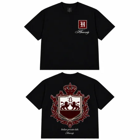 Heavenly – Private Club Collection Royal Crest Tee couleur noire