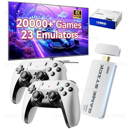 أزيد من 20000 لعبة في جهاز واحد 2.4G Wireless Retro Game Stick