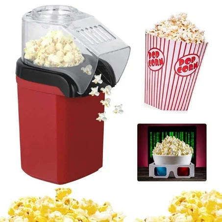 آلة صنع الفشار الهوائية 🍿 | فشار صحي ولذيذ في 3 دقائق فقط بدون زيت