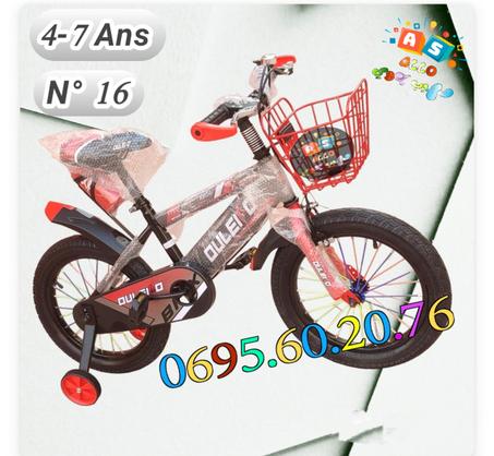 Velo garcon N16 jusqu'à 4-7ans