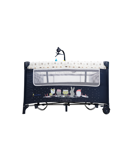 Lit Parc + plan a langer + mobilo + voile Moustquaire