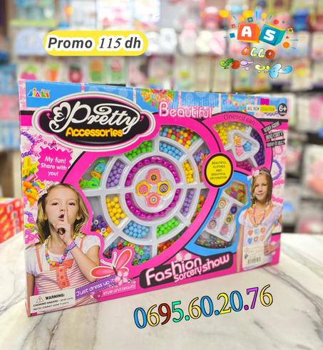 Pack Kit de création de bijoux pour enfant collier bracelet