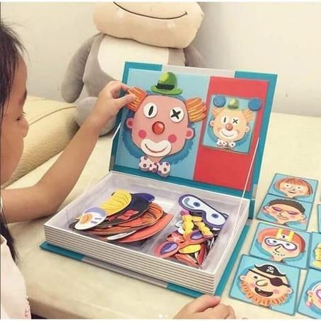 Livre magnétique de jouets éducatifs pour enfants