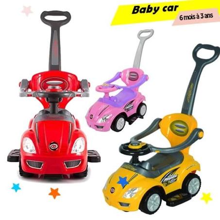 Baby car 3en1 Musique + lumiere- Super Ride