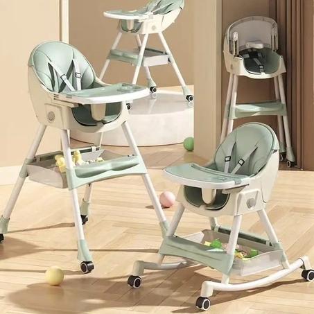 Chaise haute réglable pour bébé, 3 en 1, alimentation