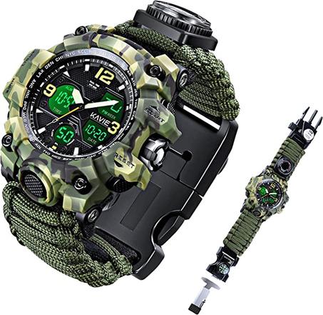 Mali Montre Numérique Style Militaire