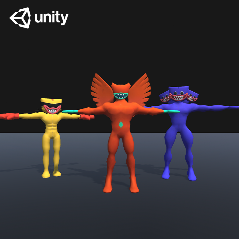Huggy Wuggy Revolution 3D Models